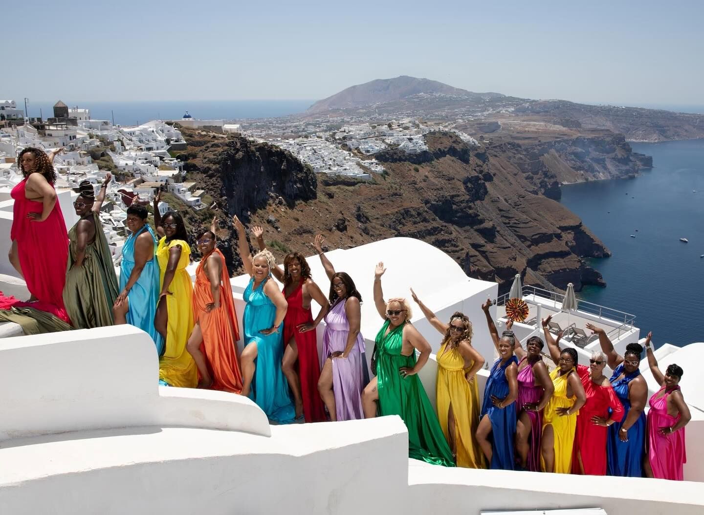 Private Santorini Hidden Gems, Flying Dress Experience and Winery Tour