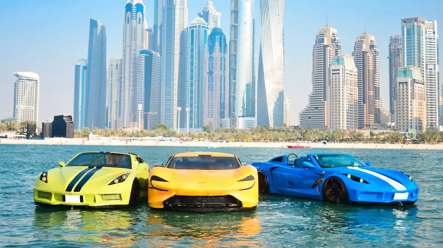 Dubai Jet Car Adventure – Luxury Ride on the Arabian Gulf