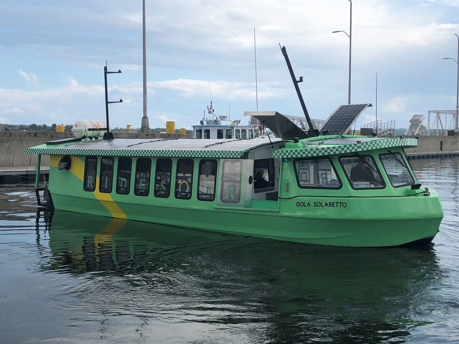 Food and Drink Harbour Cruise on North America’s Largest solar-powered boat