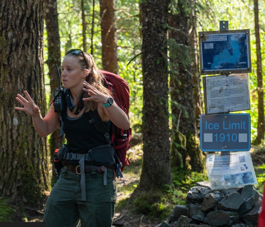 Hike to the Mendenhall Glacier through the Tongass National Forest