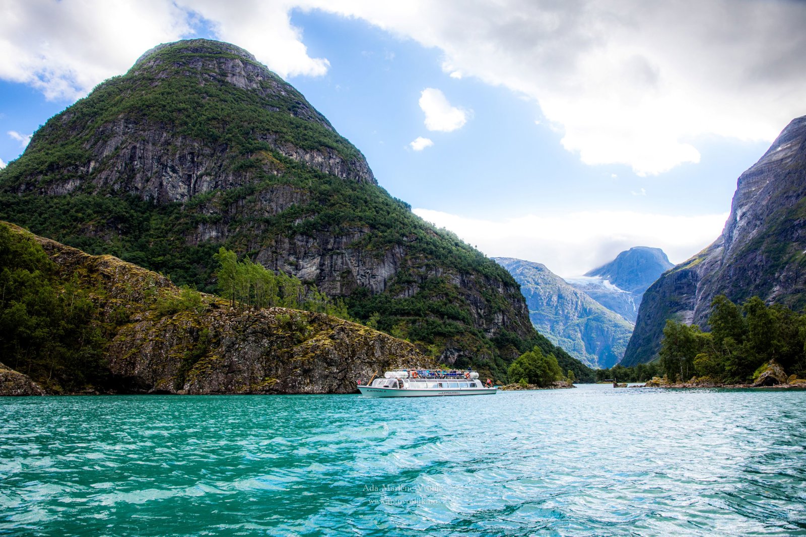 Loen Lake and Kjenndal Glacier
