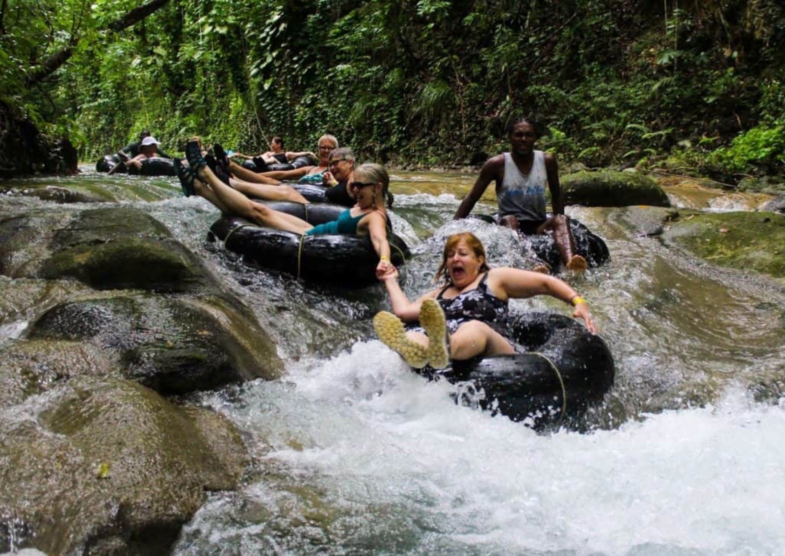 Blue Hole, River Tubing and Lunch