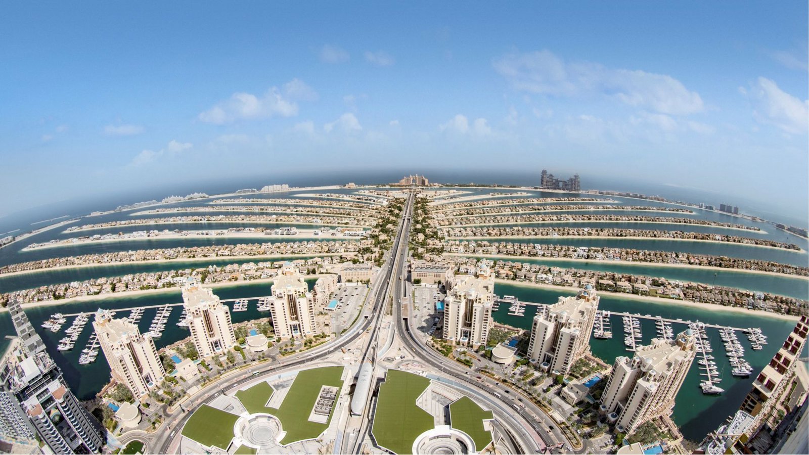 Skyline Serenity: Palm Jumeirah Scenic Drive and The View at The Palm Experience