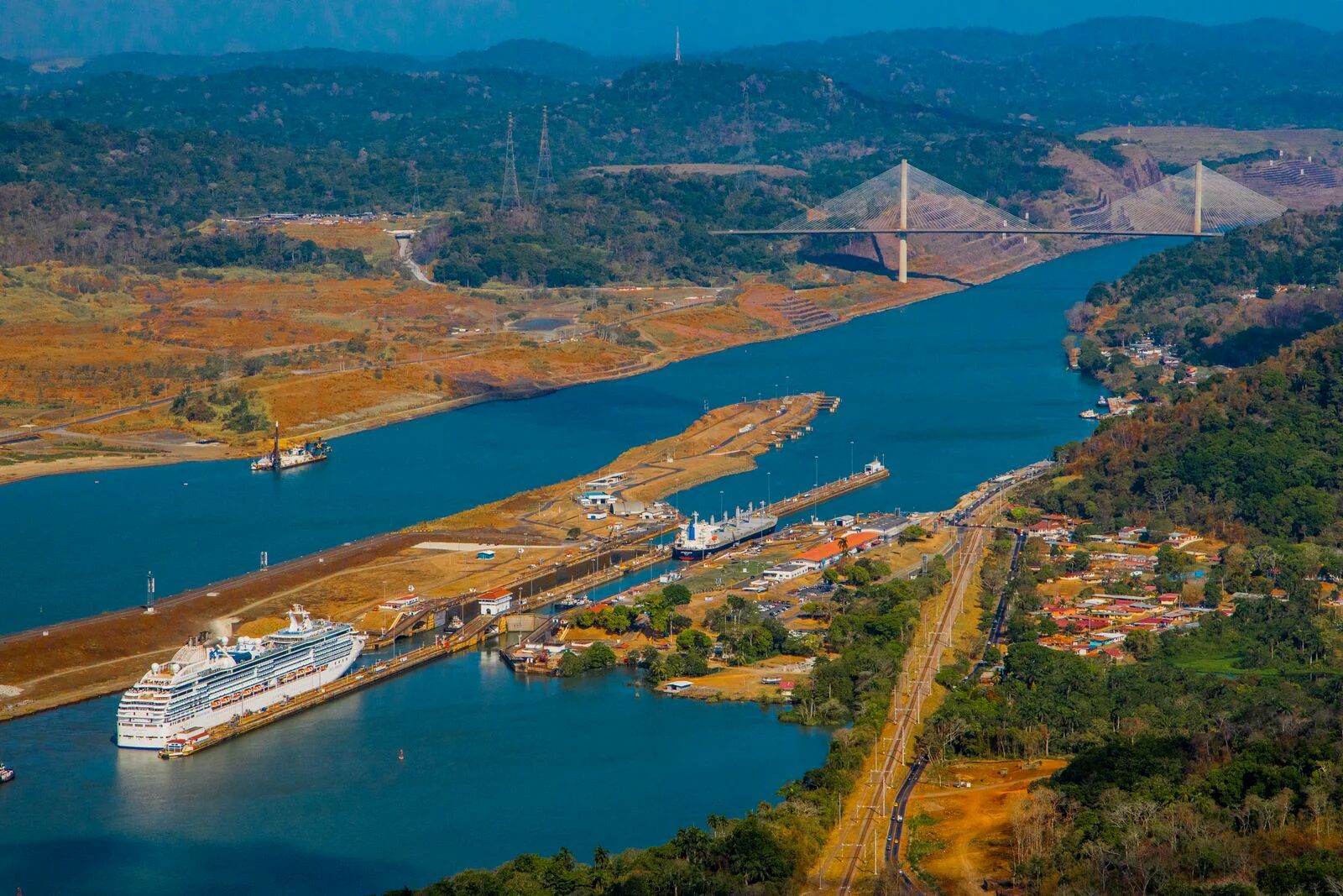 Private Panama Canal by Helicopter