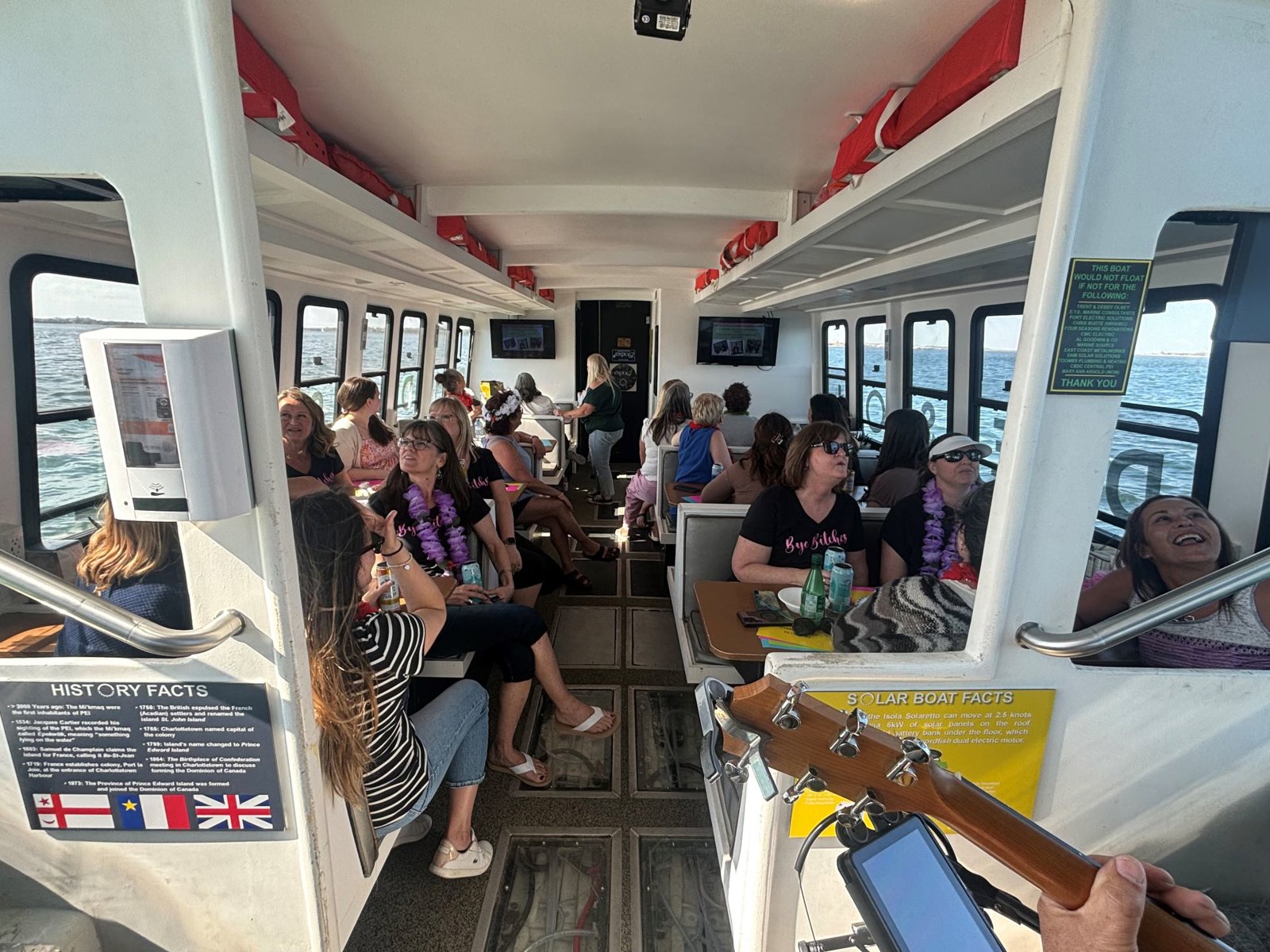 Food and Drink Harbour Cruise on North America’s Largest solar-powered boat
