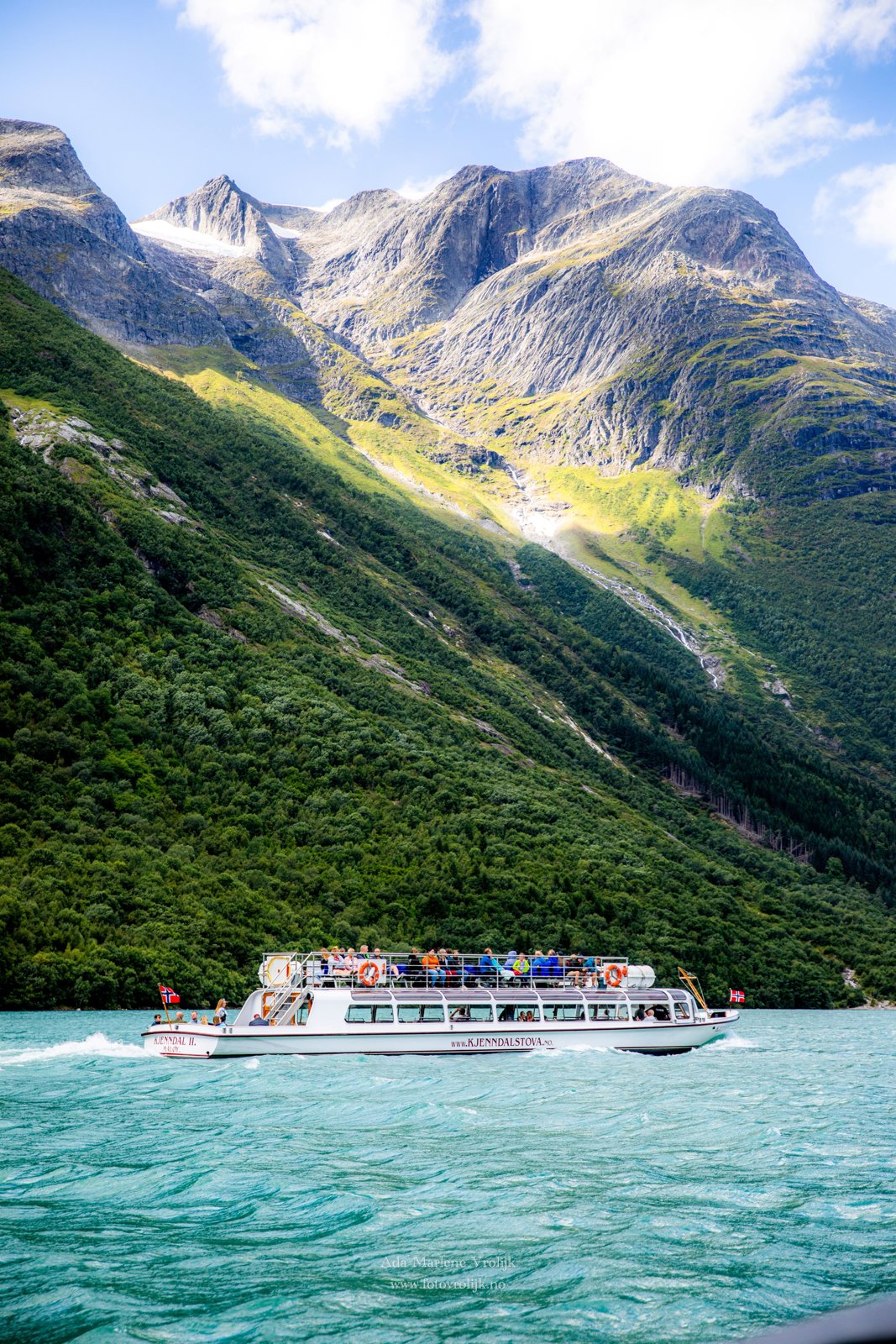Loen Lake and Kjenndal Glacier